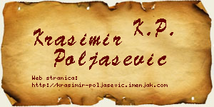 Krasimir Poljašević vizit kartica
